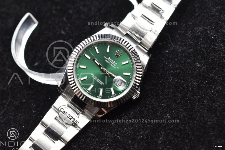 Steel 904L 41 Sundust SA3235 Dial Best Green Bracelet on Edition 126334 DIWF DateJust 1:1 Oyster 1120